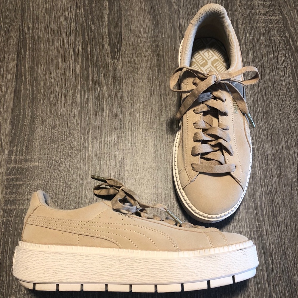 PUMA Rock Ridge Suede Platform Sneakers